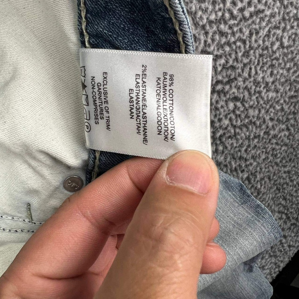 Silver Jeans Co Suki Capri Blue Denim Jeans W31 L22.5 Pockets Outdoor - Picture 9 of 10